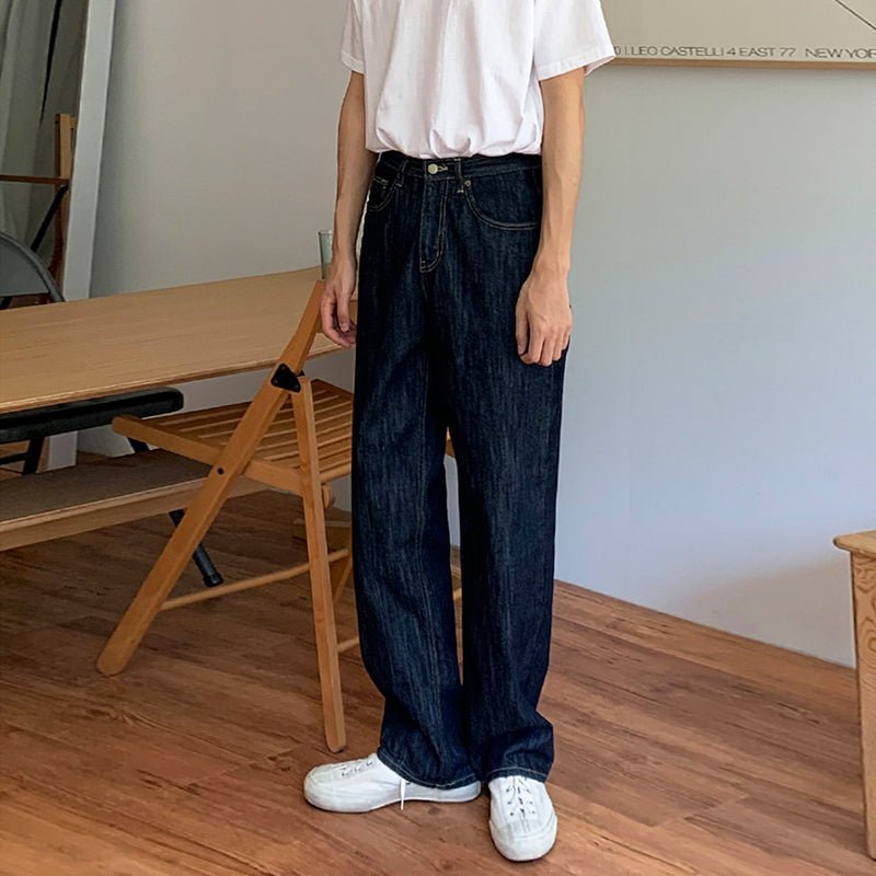 Simple straight denim