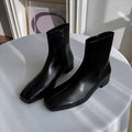 Leather boots