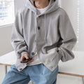hooded cardigan jacket