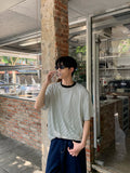 Border short sleeve T-shirt
