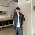 Cropped shorts and shirt set