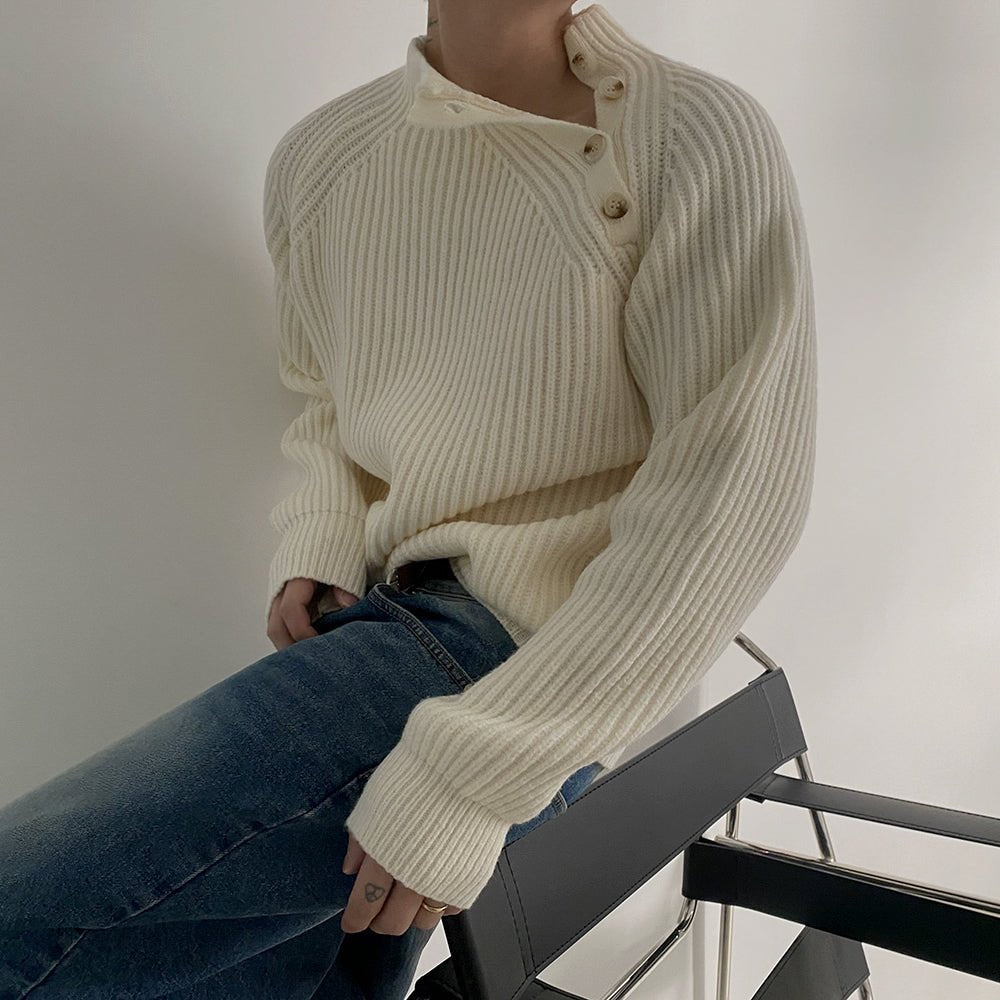 Design knit sweater