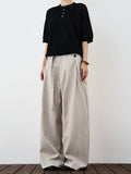 Double pleated slacks
