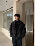 Fake two-piece down jacket