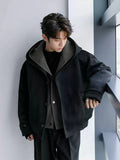 Fake two-piece thick jacket
