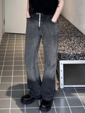 Gradation straight jeans