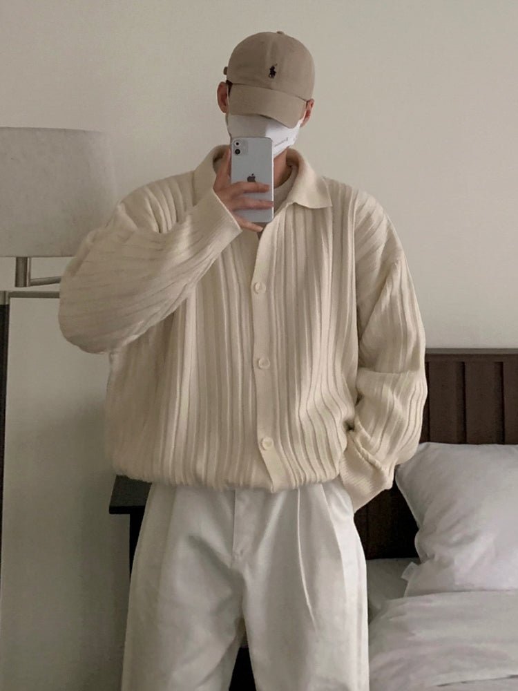 Knit Polo Cardigan