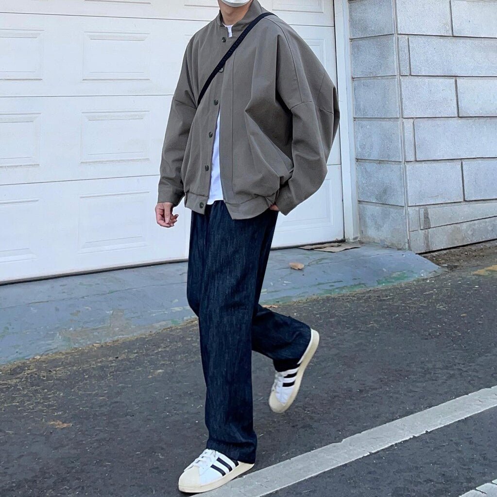 No collar breeze jacket