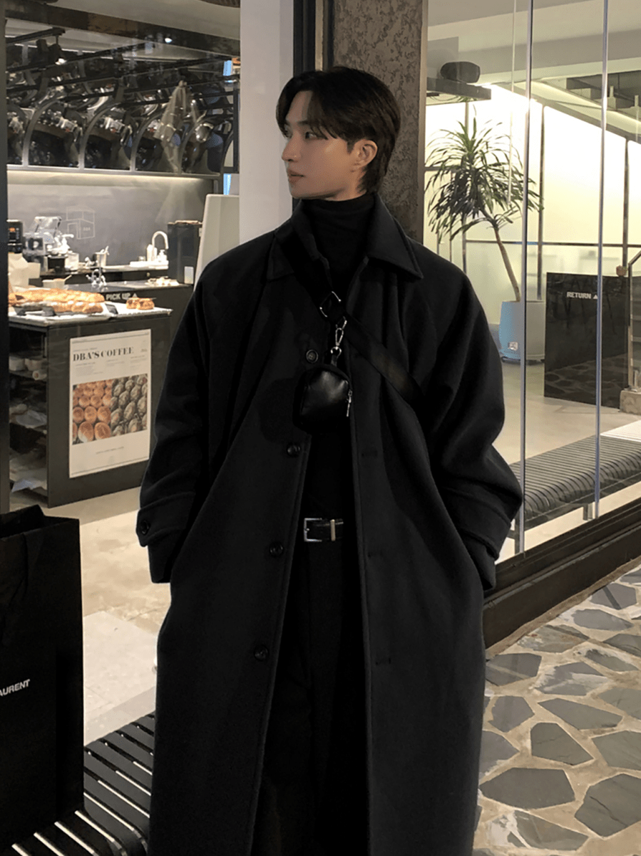 ウーリーテックロングコート