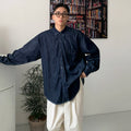 Over -size denim shirt