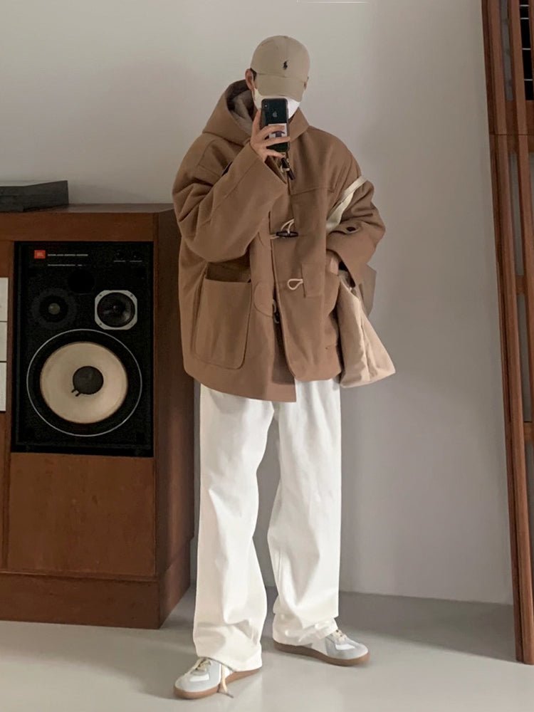 Over -size duffel coat