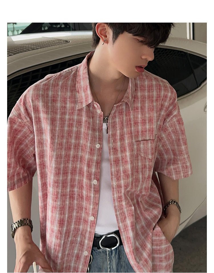 Plaid casual shirt
