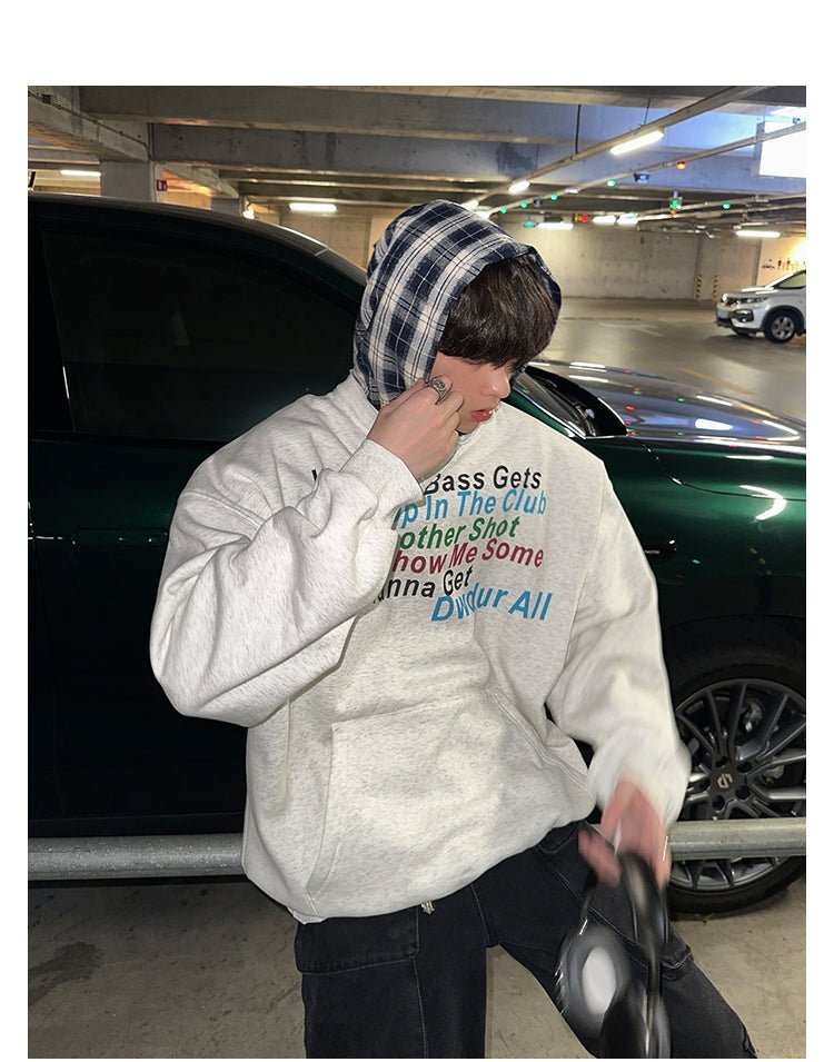Plaid hoodie