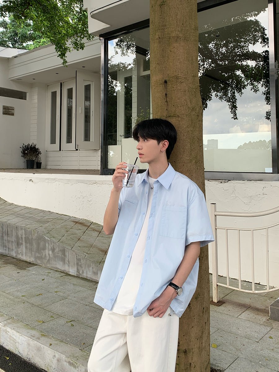 Pocket short sleeve shirt