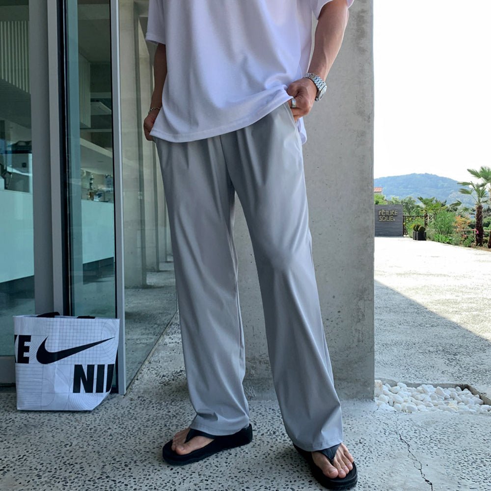 Silk stretch pants