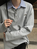 Striped shirt sweatshirt