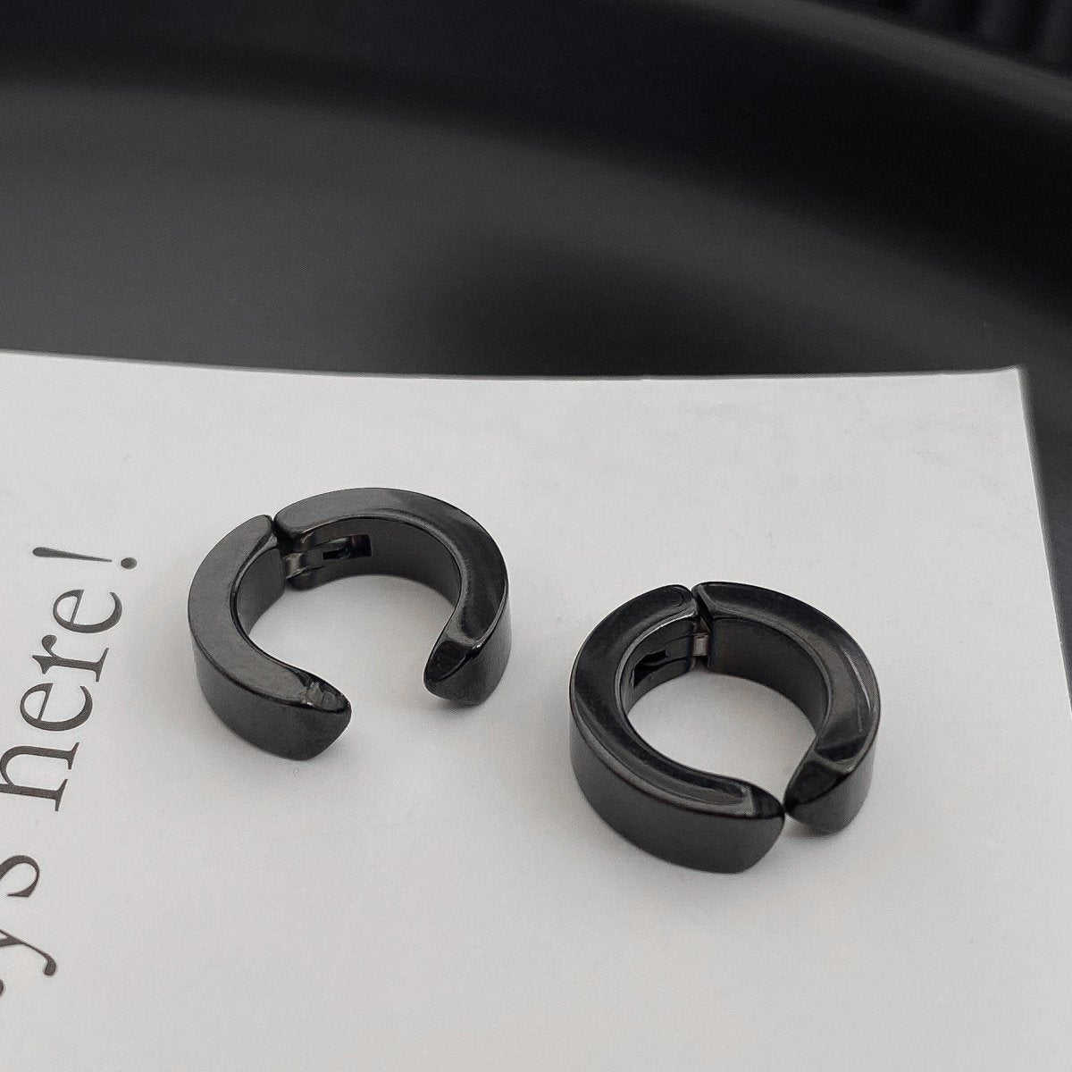 Titanium earrings