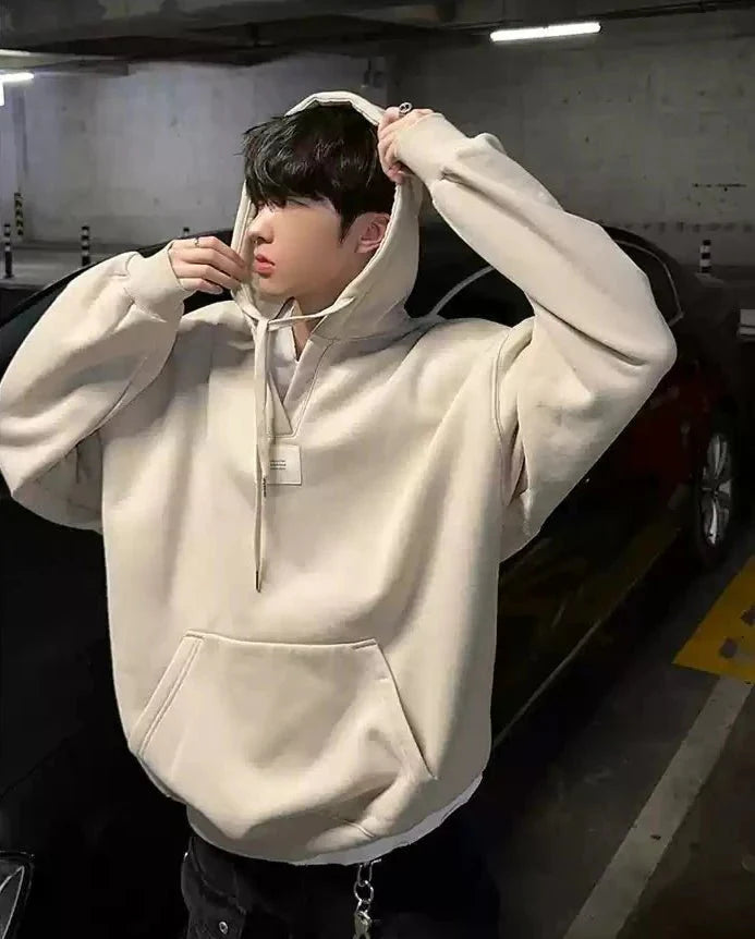 V neck hoodie