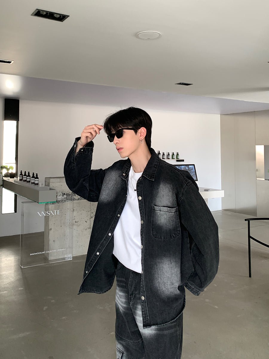 Vintage loose jacket jeans