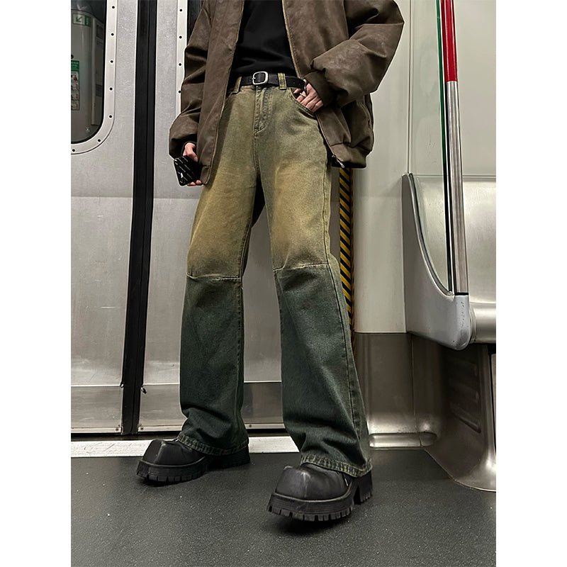Vintage Wide Flare Denim Pants