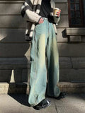 Wide leg jeans