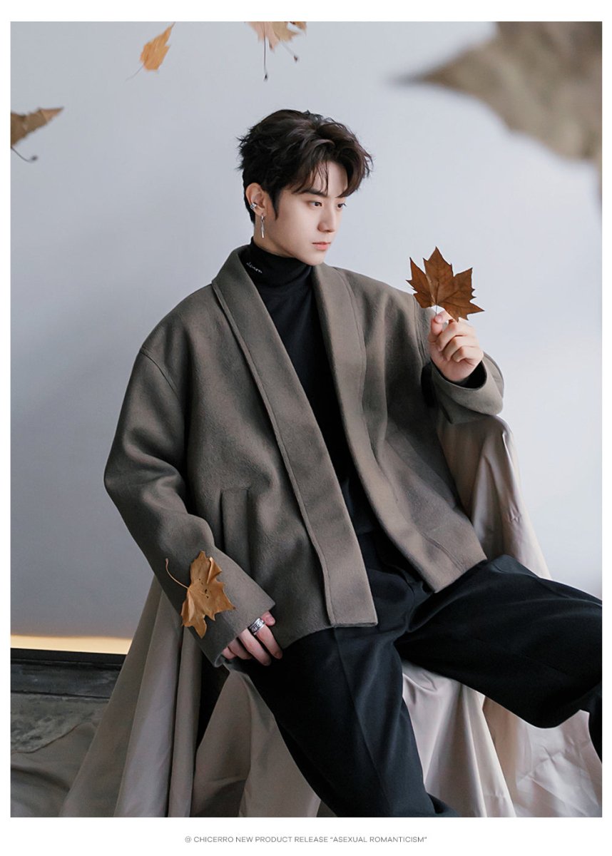 Wool cardigan jacket